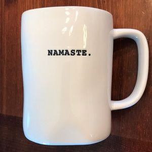 Rae Dunn NAMASTE artisan collection mug